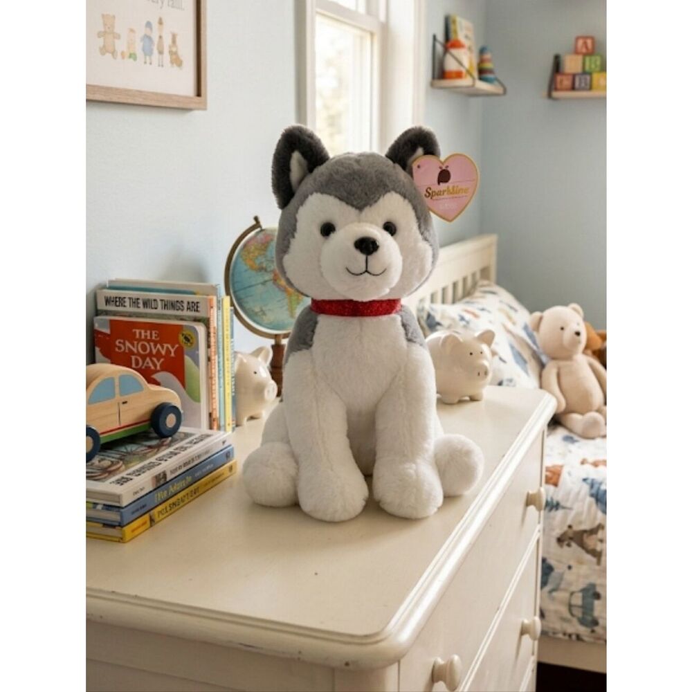 FAO Schwarz Sparklers Husky Plush